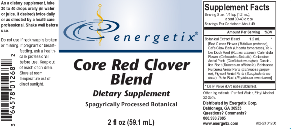 Product image for Core Red Clover Blend.