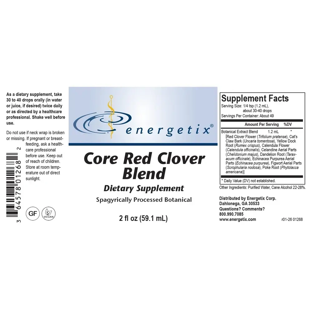 Product image for Core Red Clover Blend.
