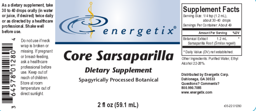 Product image for Core Sarsaparilla.