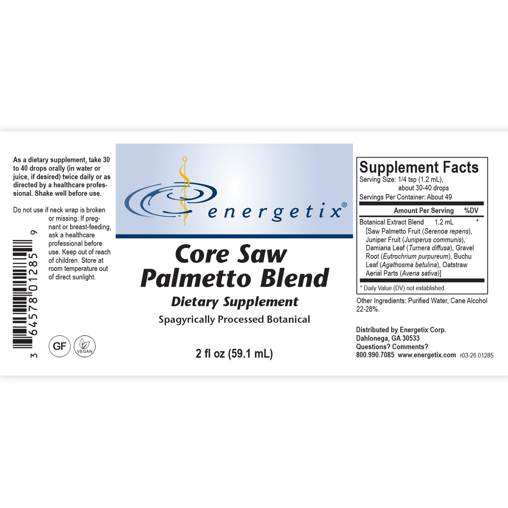 Product image for Core Saw Palmetto Blend.