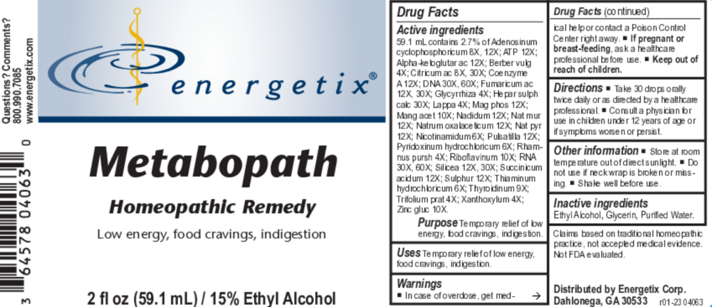 Product image for Metabopath.