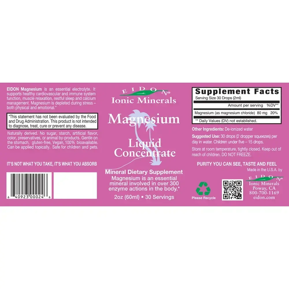 Product image for Magnesium liquid concentrate.