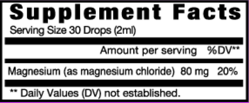 Product image for Magnesium liquid concentrate.
