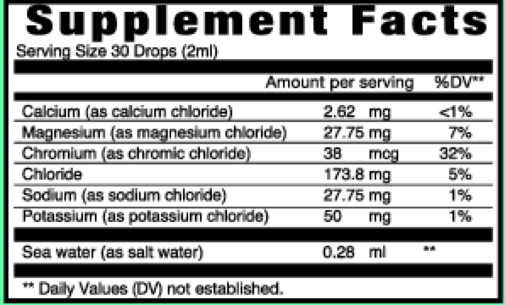Product image for Electrolytes liquid concentrate.