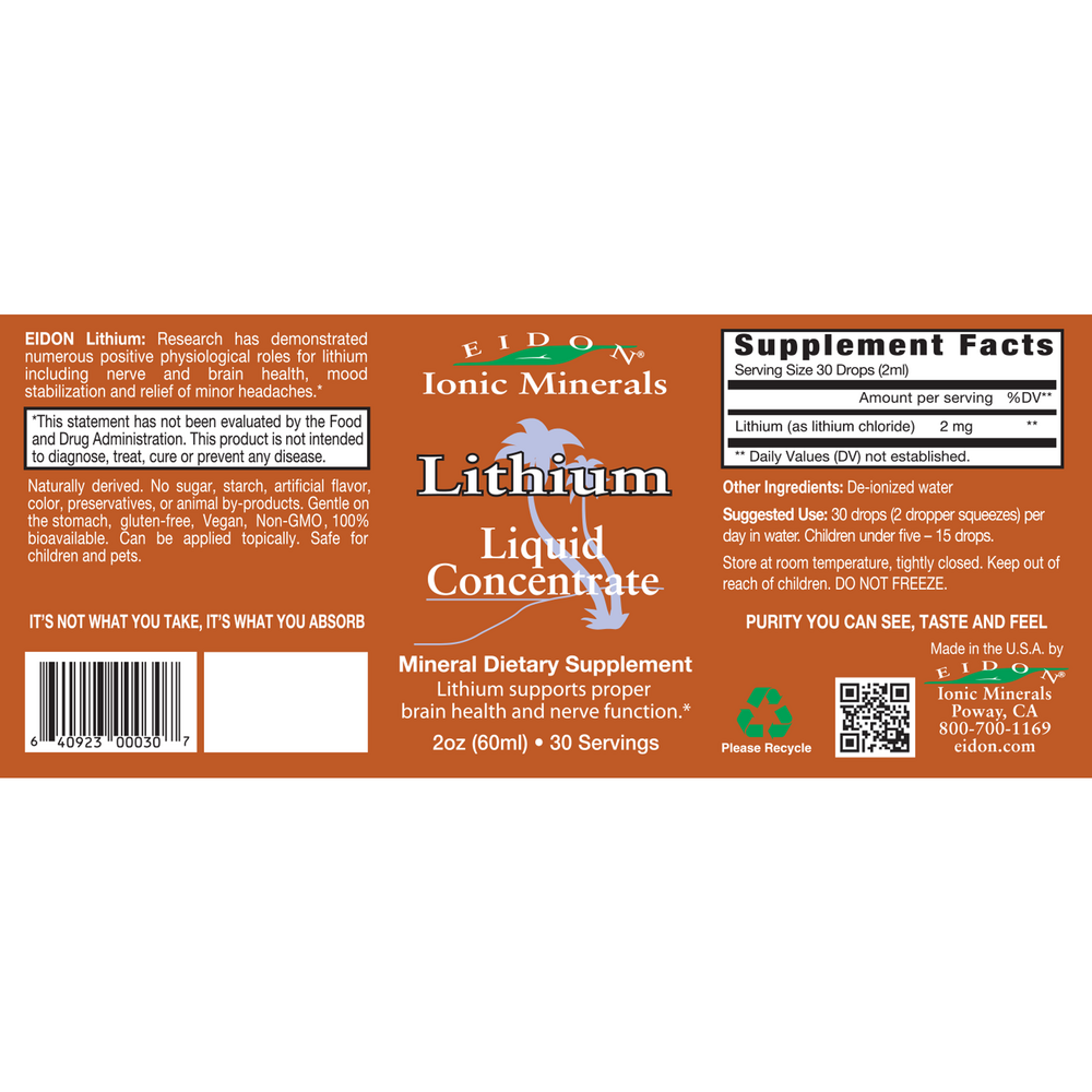 Product image for Lithium liquid concentrate.