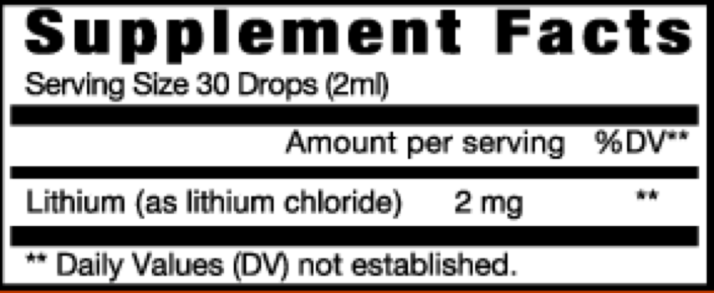 Product image for Lithium liquid concentrate.