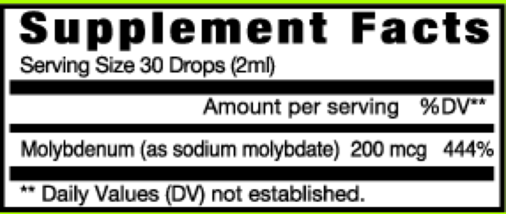 Product image for Eidon Ionic Minerals - 2oz Molybdenum Li.