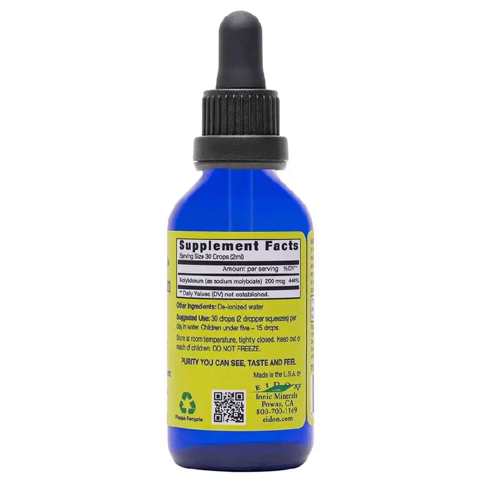 Product image for Eidon Ionic Minerals - 2oz Molybdenum Liquid.