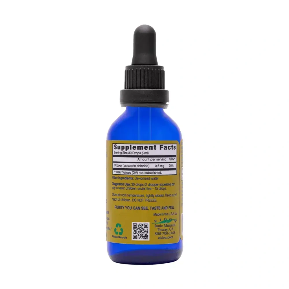 Product image for Eidon Ionic Minerals - Copper Liquid.