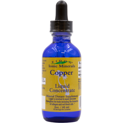 Eidon Ionic Minerals - Copper Liquid 60 Milliliters