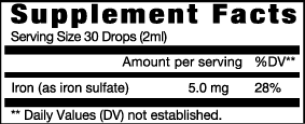 Product image for Eidon Ionic Minerals - Iron Liquid.