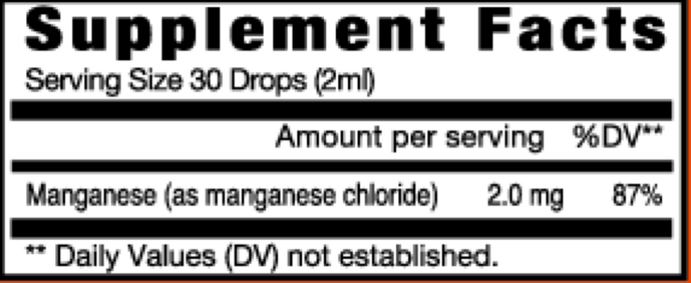 Product image for Eidon Ionic Minerals - Manganese Liquid.