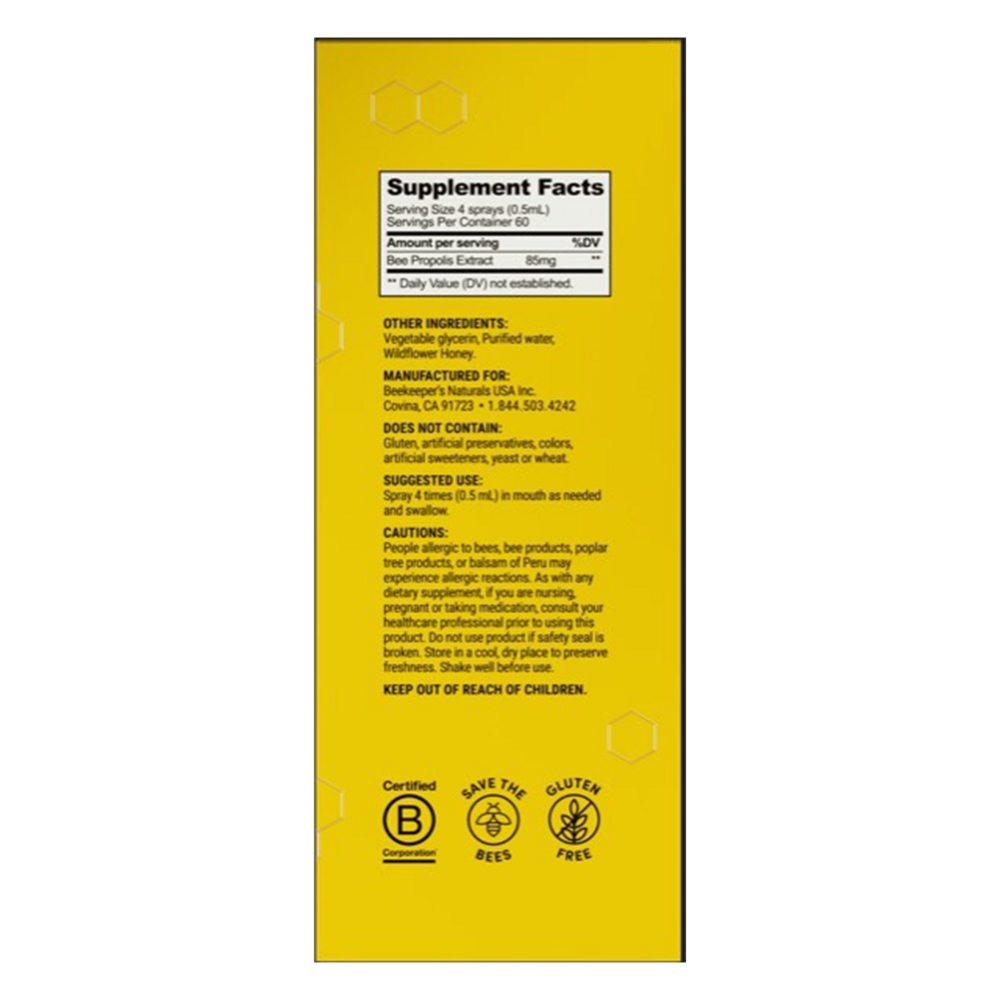 Product image for Propolis Immune Support Spray.