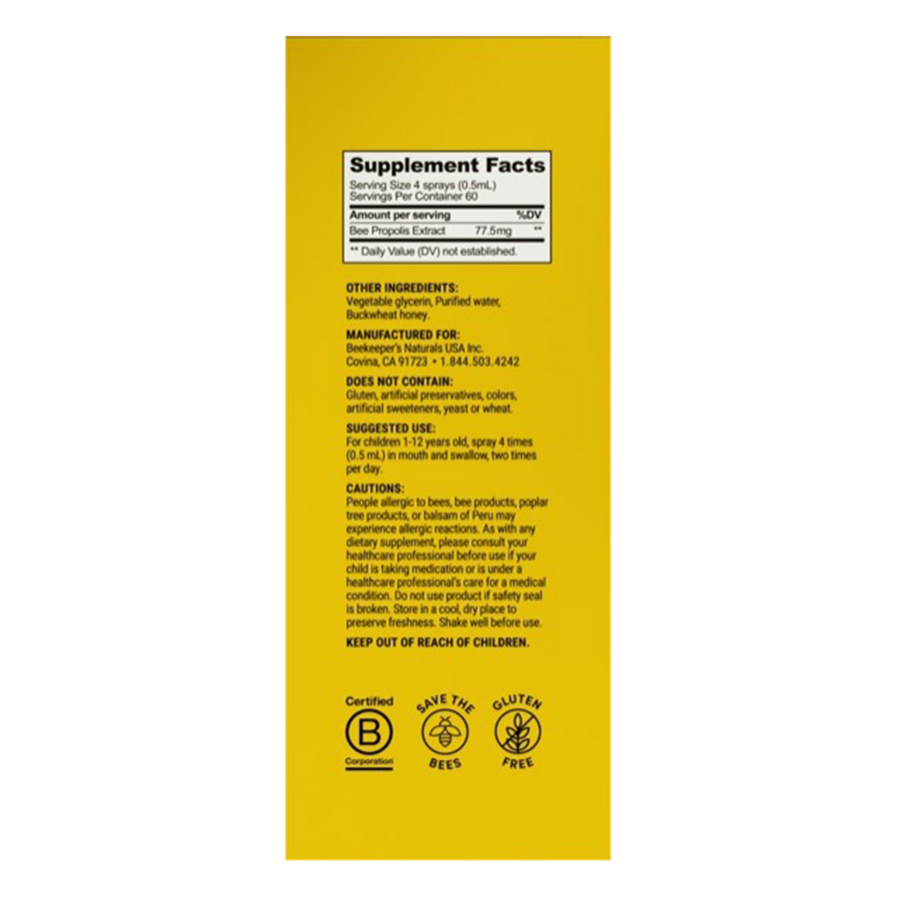 Product image for Propolis Throat Spray for Kids.