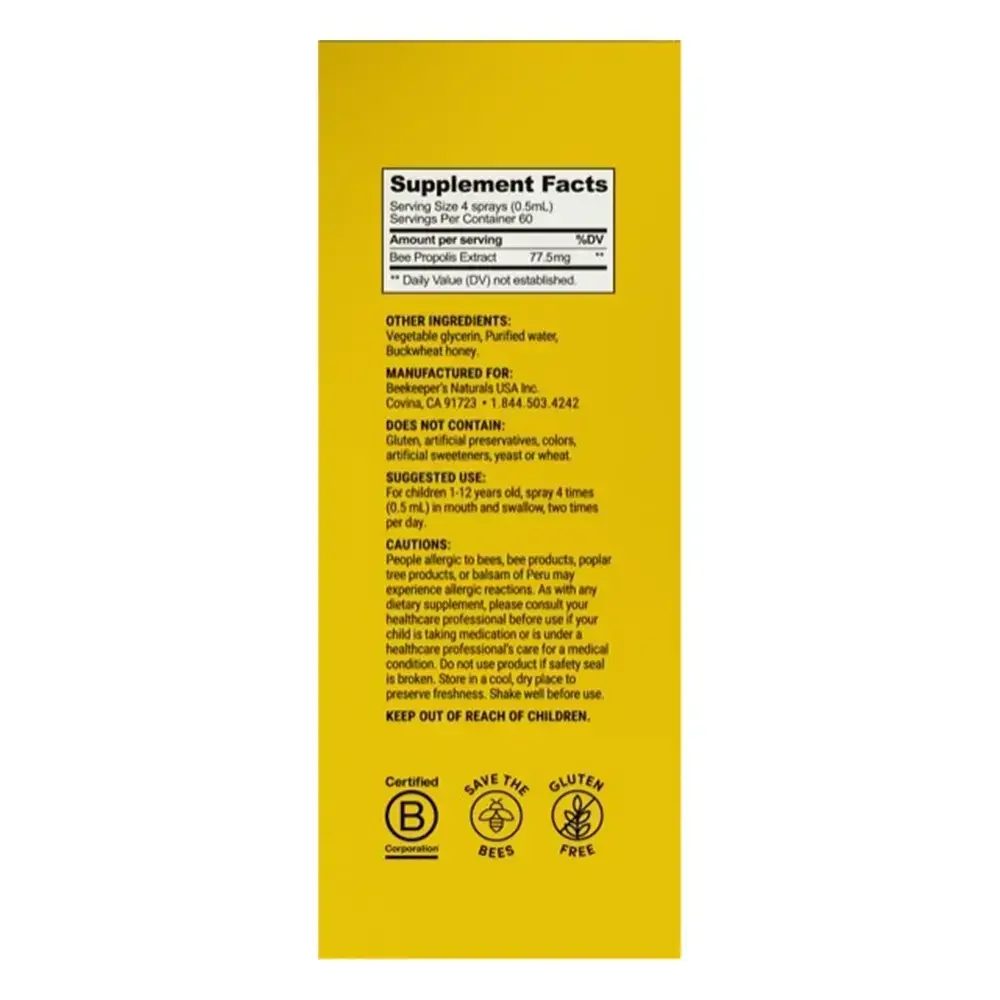 Product image for Propolis Throat Spray for Kids.