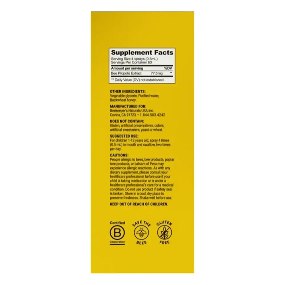 Product image for Propolis Throat Spray for Kids.