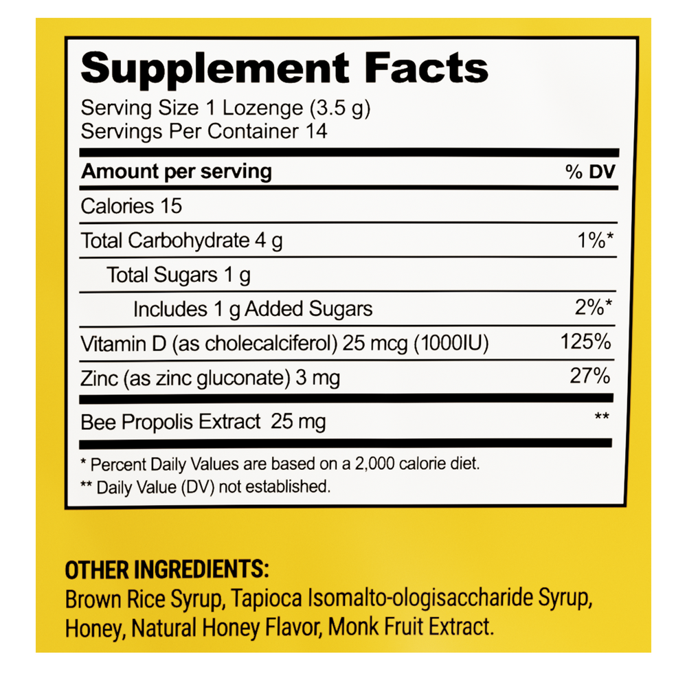 Product image for B. Soothed Honey Lozenges.