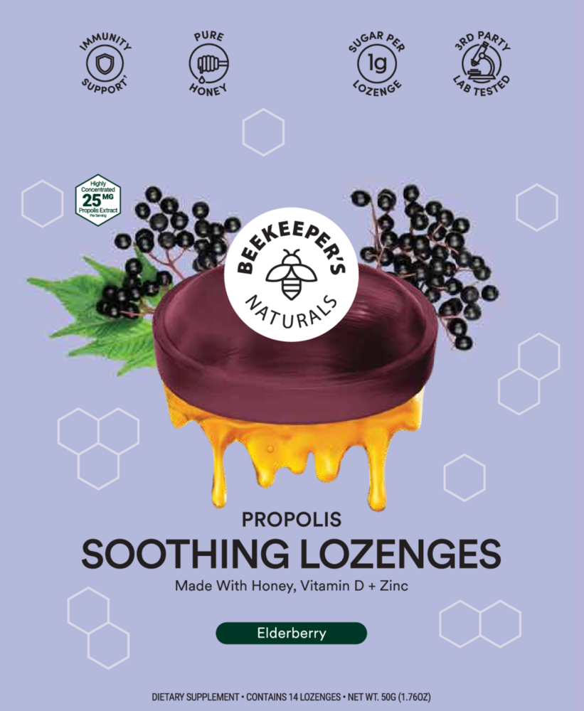 Product image for B. Soothed Elderberry Lozenges.
