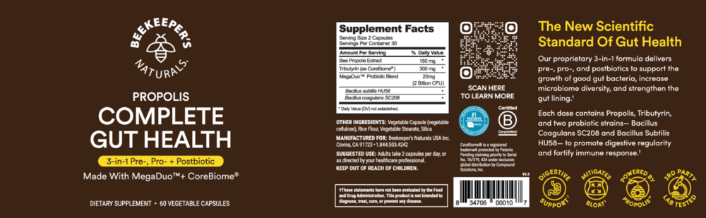 Product image for Propolis Complete Gut Health.