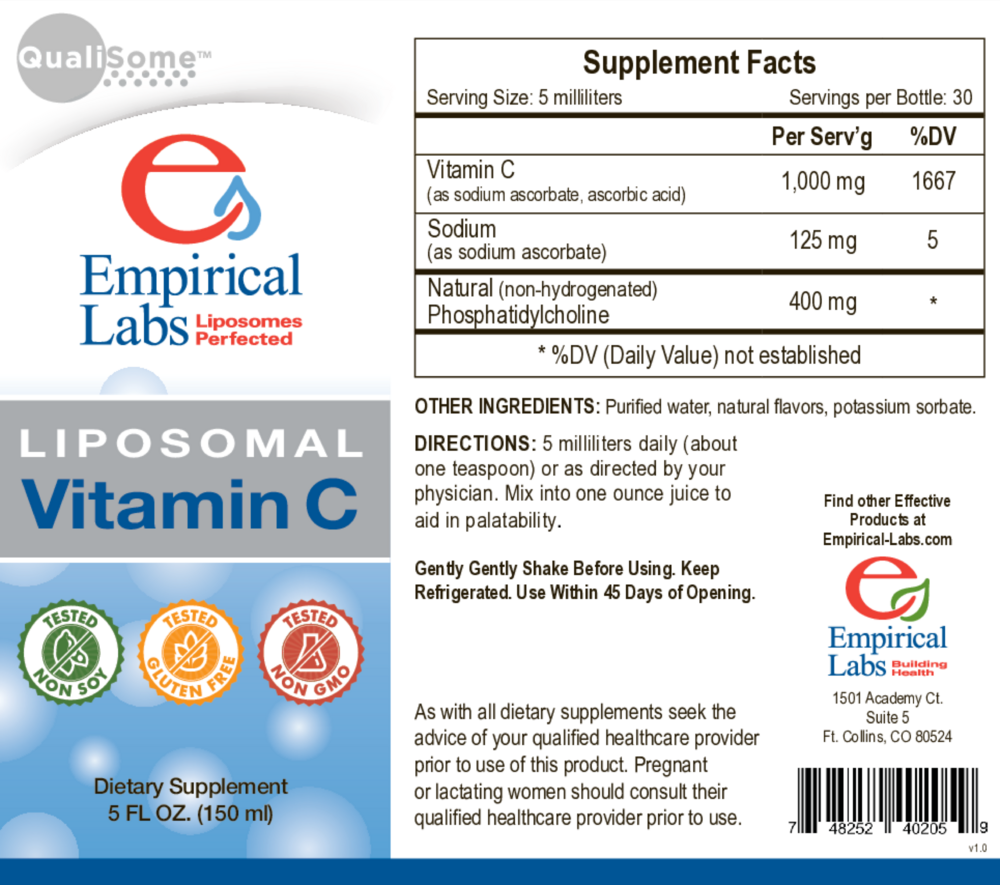 Product image for Liposomal Vitamin C, Orange-Pineapple.