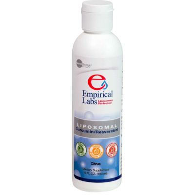 Liposomal Curcumin/Resveratrol, Citrus 180 Milliliters