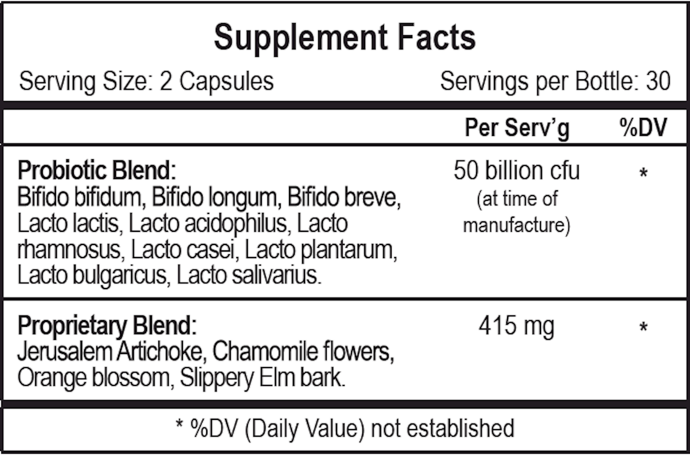 Product image for Alphadophilus 50 Billion.