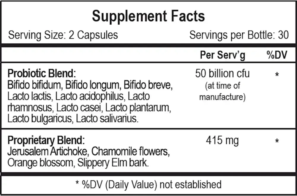 Product image for Alphadophilus 50 Billion.