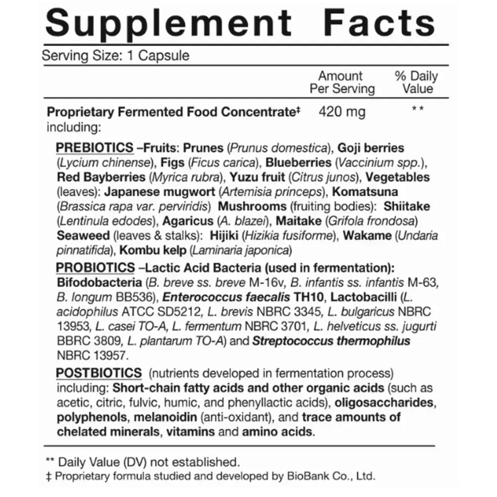 Product image for Dr. Ohhira's Probiotics.