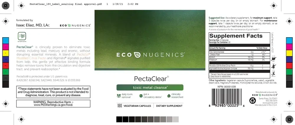 Product image for Pecta Clear Detox Formula.