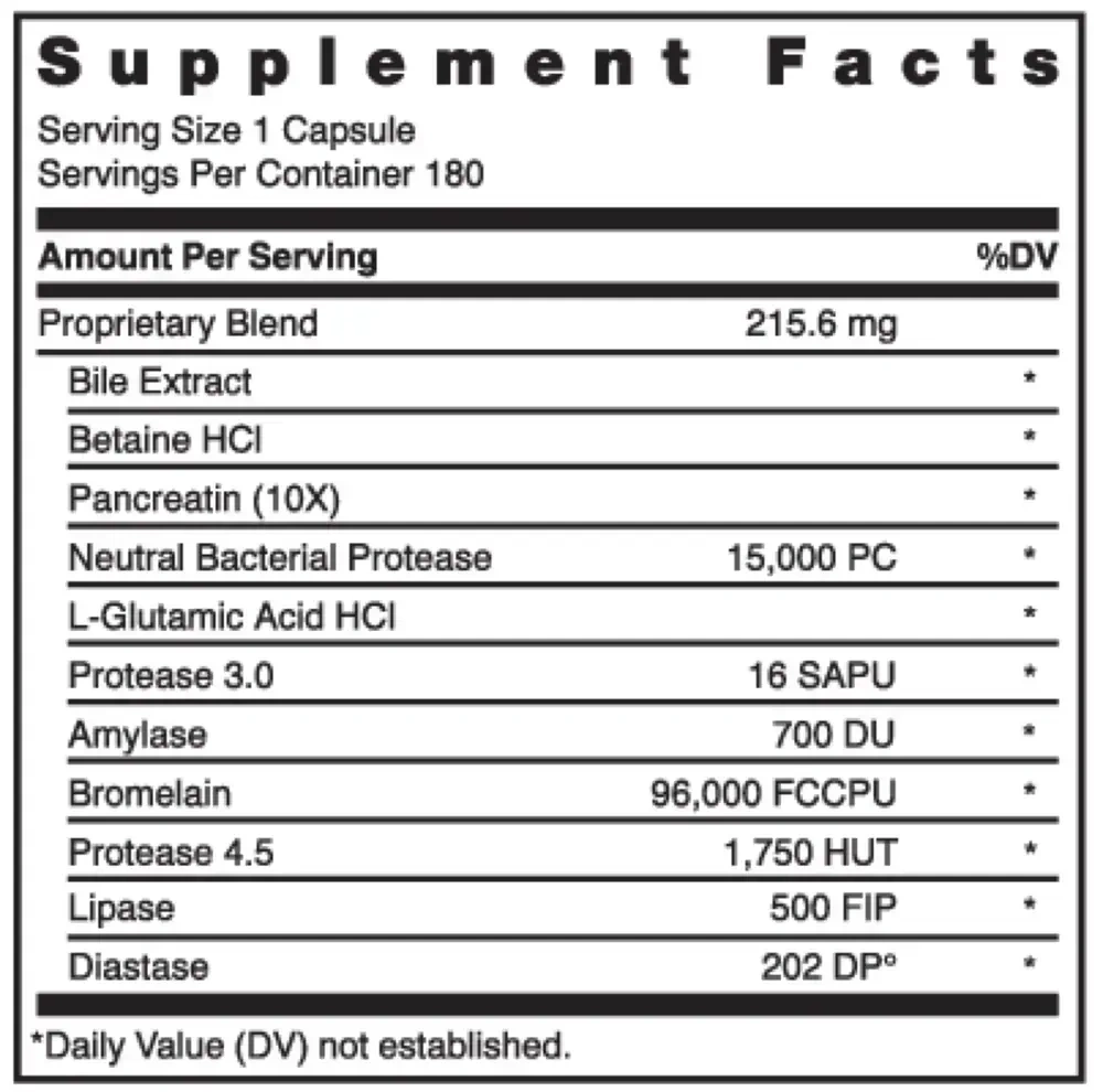 Product image for Digestizyme Plus.