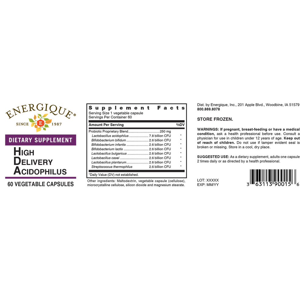 Product image for High Delivery Acidophilus.