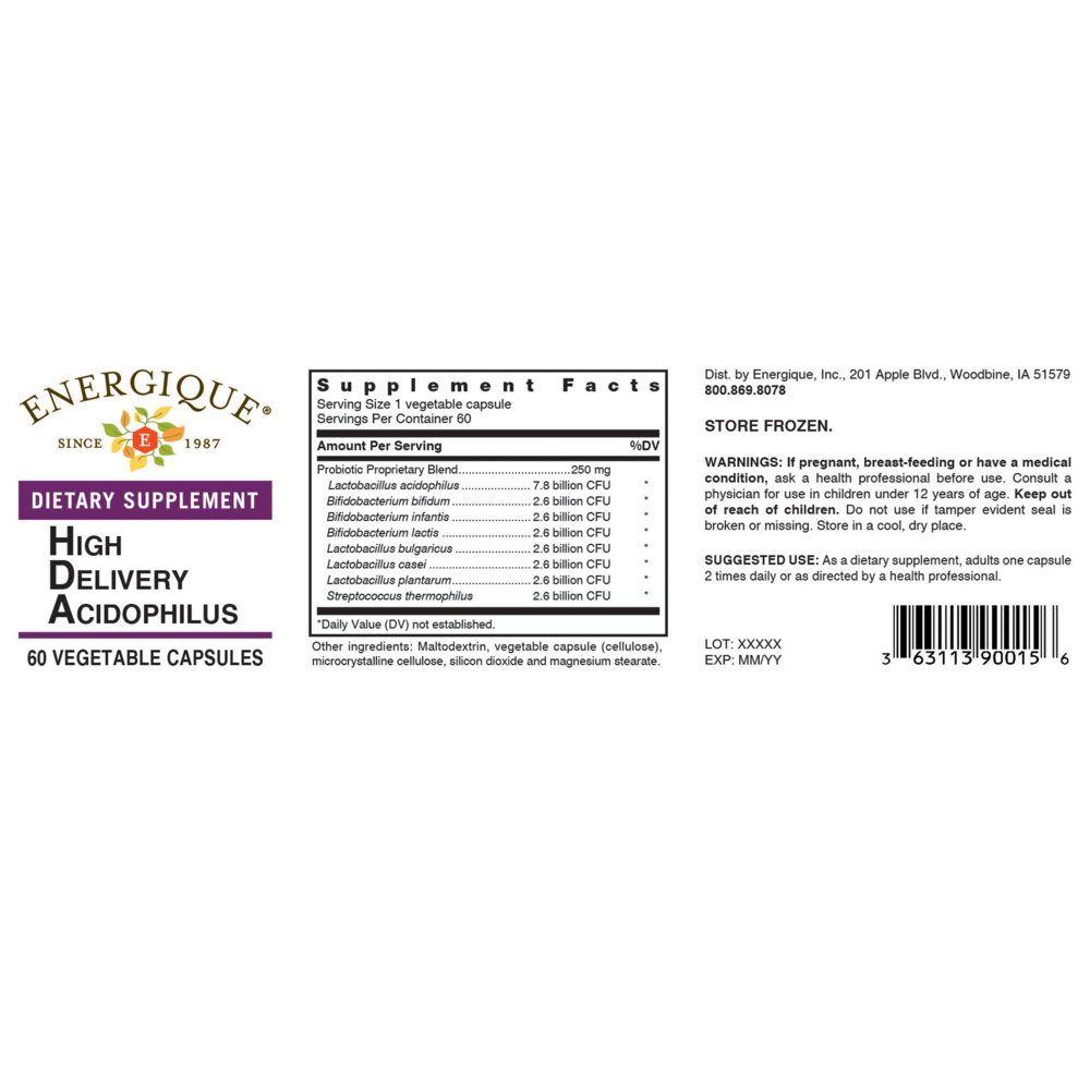 Product image for High Delivery Acidophilus.