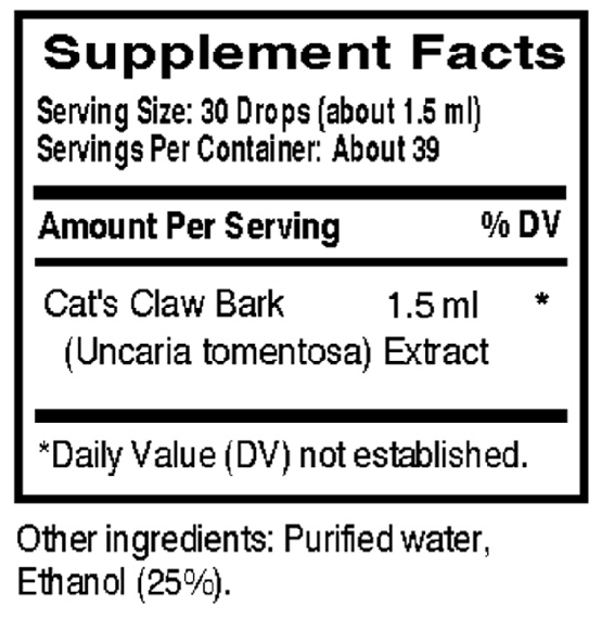 Product image for Una De Gato Liquid.