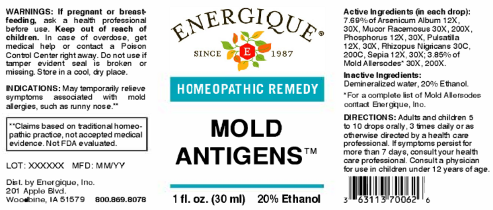 Product image for Mold Antigens.
