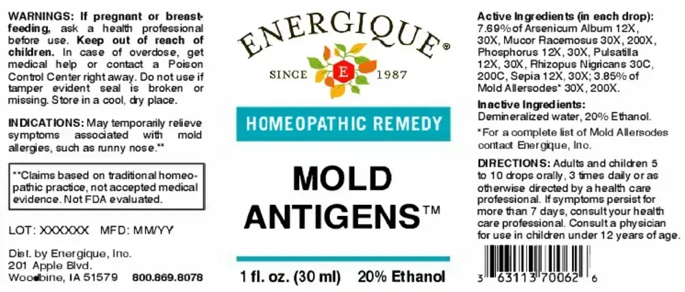 Product image for Mold Antigens.