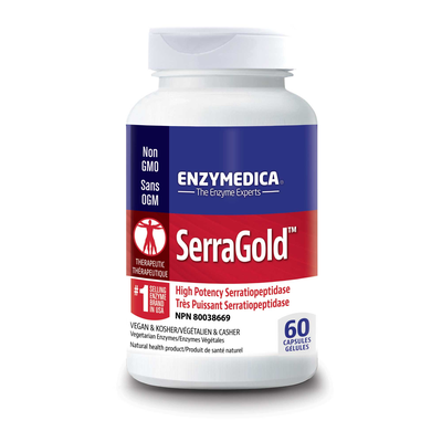 Enzymedica SerraGold High Potency Serratiopeptidase product image