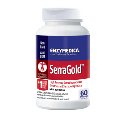 Enzymedica SerraGold High Potency Serratiopeptidase