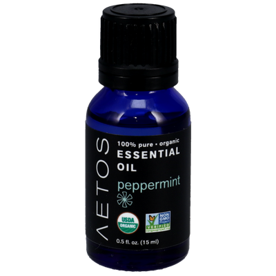 Peppermint Essential Oil 100% Pure, Organic, Non-GMO 15 Milliliters
