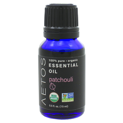 Patchouli Essential Oil 100% Pure, Organic, Non-GMO 15 Milliliters