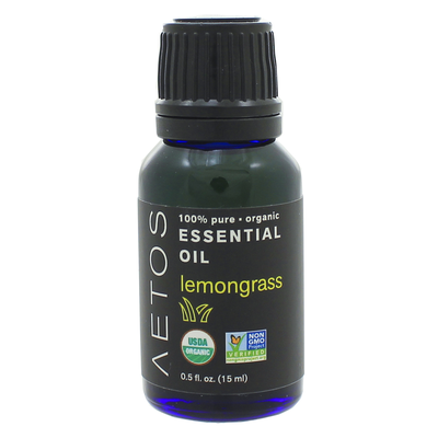 Lemongrass Essential Oil 100% Pure, Organic, Non-GMO 15 Milliliters