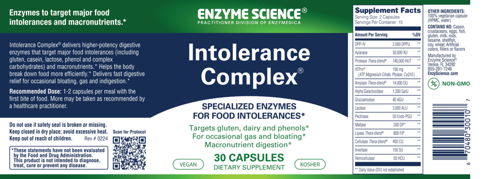 Product image for Intolerance Complex.