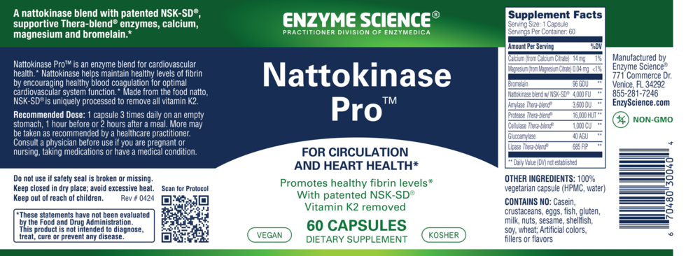 Product image for Nattokinase Pro.