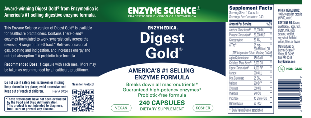 Product image for Enzyme Science Digest Gold.