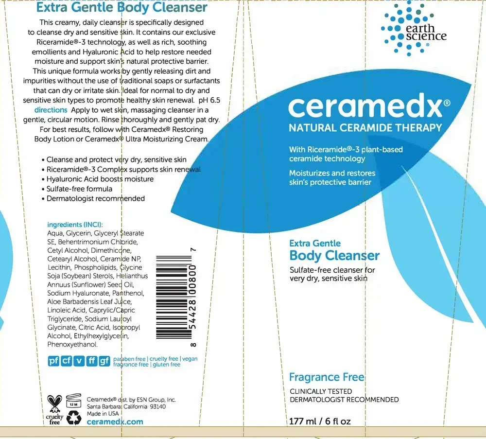 Product image for Ceramedx Extra Gentle Body Cleanser.