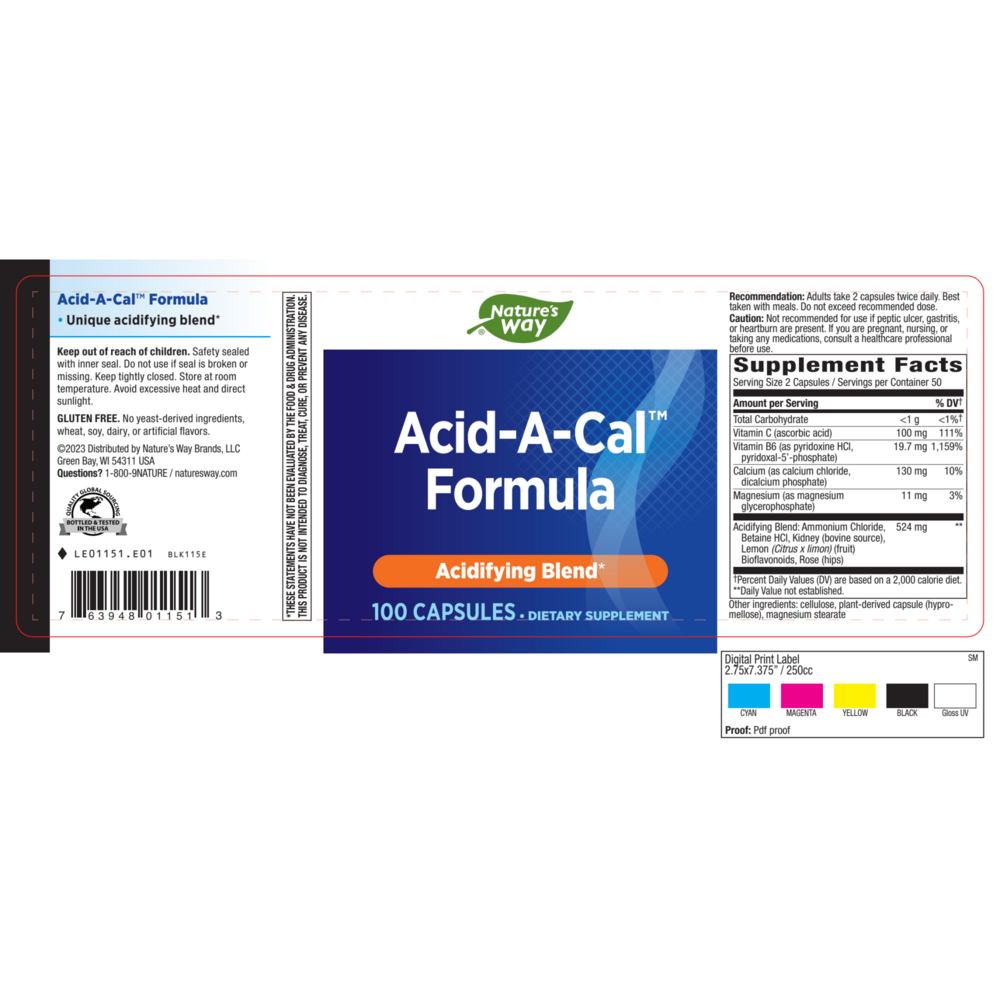 Product image for Acid A-Cal.
