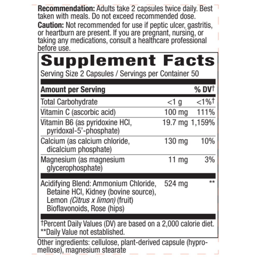 Product image for Acid A-Cal.