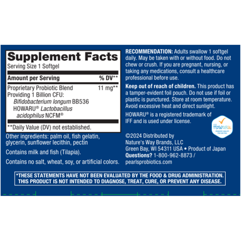 Product image for Acidophilus Pearls.