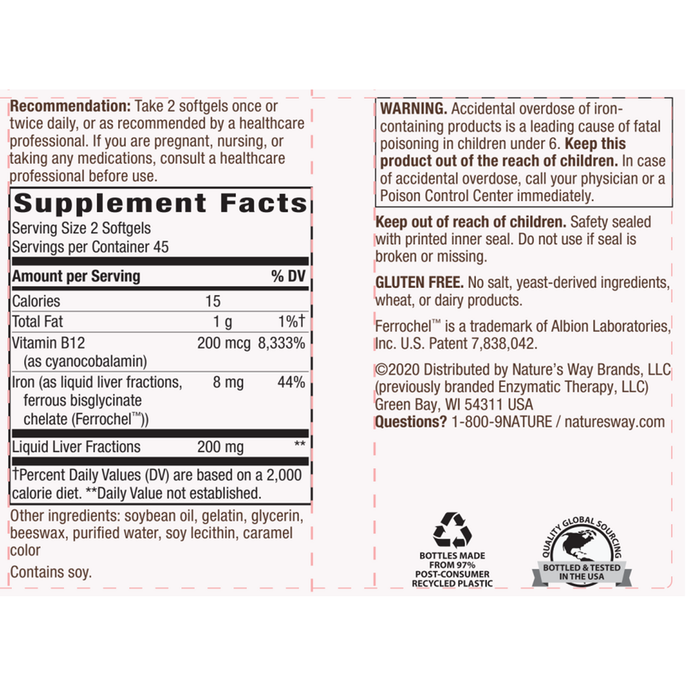 Product image for Energizing Iron.
