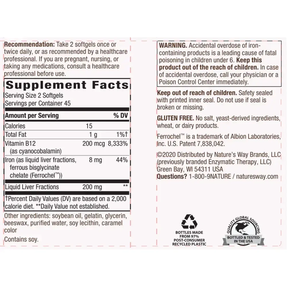 Product image for Energizing Iron.