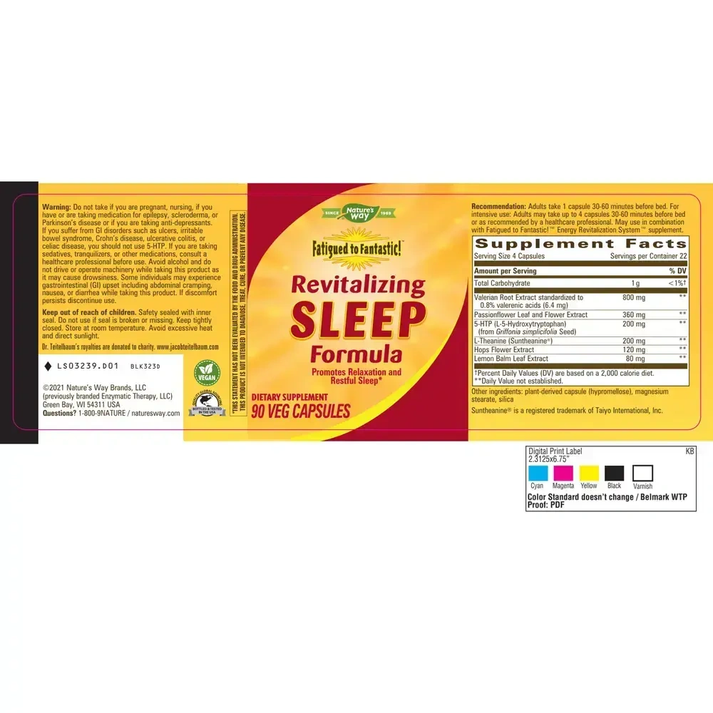 Product image for Revitalizing Sleep Formula (Fatigued to Fantastic).